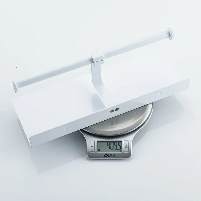 Double Paper Holder with Shelf No Punch